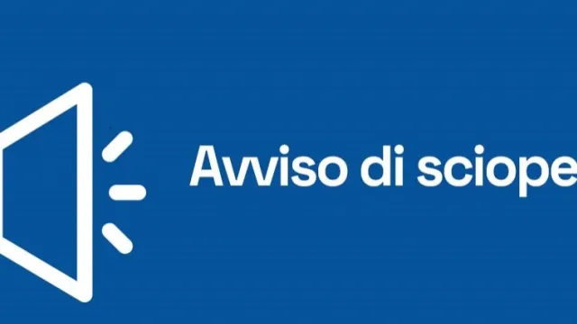 Avviso di sciopero_banner
