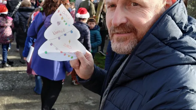 Auguri di Natale in Piazza con la Scuola - Il Sindaco David Baroncelli
