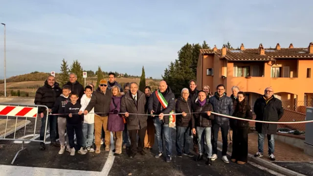 Inaugurazione parcheggio a Marcialla