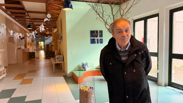 L'Assessore Roberto Fontani alla scuola dell'infanzia La casa del sole