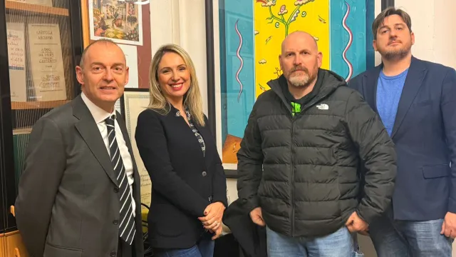 Il Segretario Generale Serena De Luca con i Sindaci dell'Unione