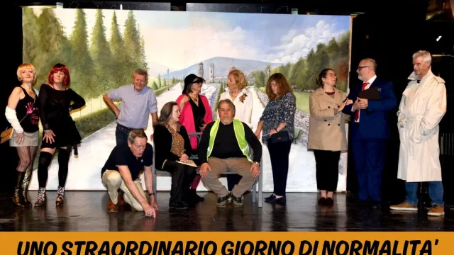 banner "uno straordinario giorno di normalità"