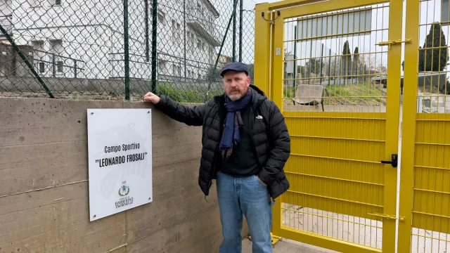 Il Sindaco David baroncelli allo Stadio "Frosali"