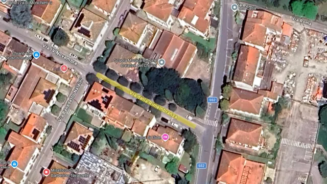 Lavori in Via della Rimembranza