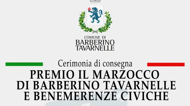 Banner cerimonia di consegna Marzocco