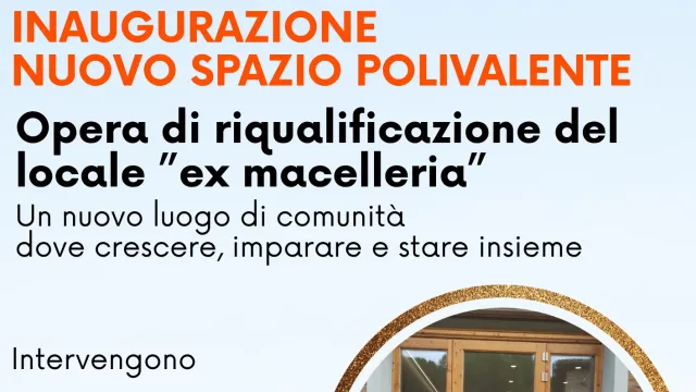 Locandina spazio polivalente
