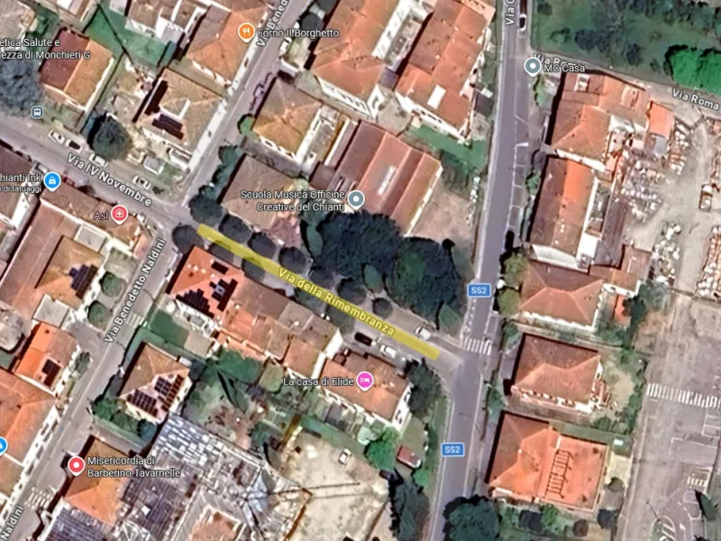 Lavori in Via della Rimembranza