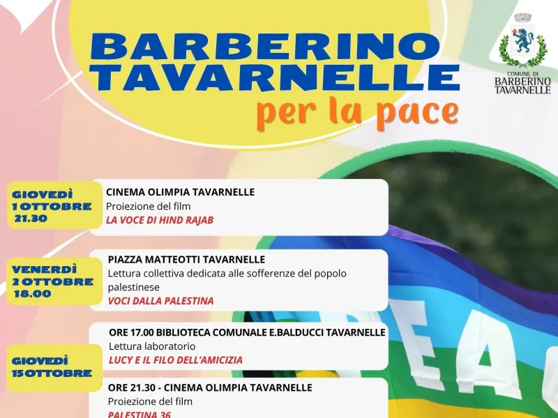 Manifesto Barberino Tavarnelle per la pace